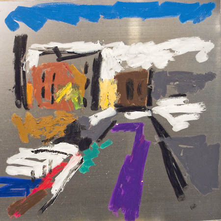 ransomes dock in oil pastels